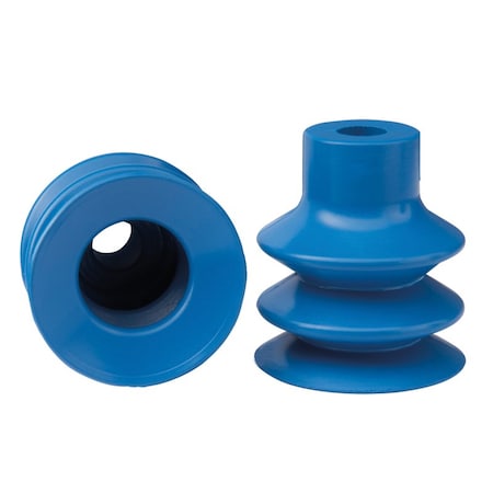 Fipa Bellows vacuum cup diam. 35 mm, Thermalon blue 60 Degrees Shore 21.032.154.19